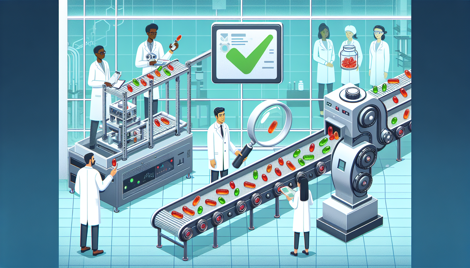 Third-party testing process for ensuring the purity and potency of gummy vitamins for men